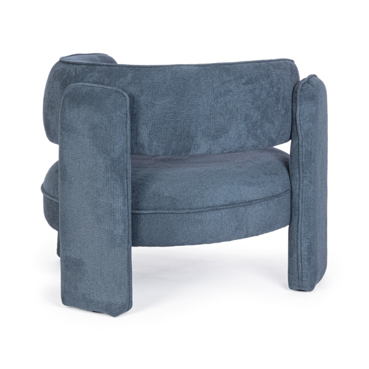 BT AMARA Blue design Upholstered indoor armchair